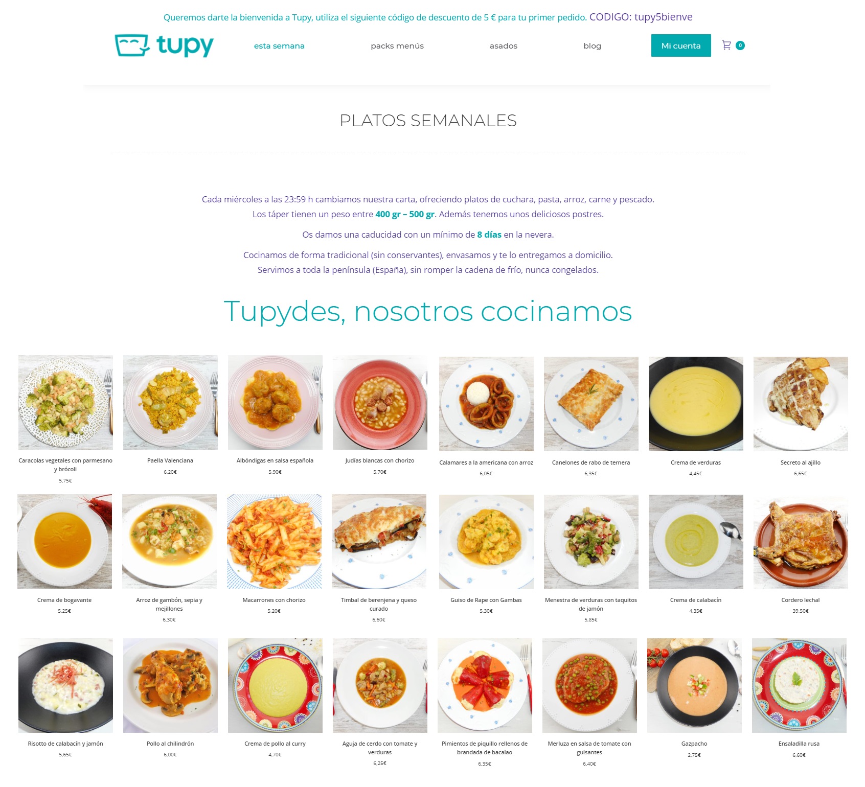 Dieta mediterránea Tupy para una alimentación sana y variada - El tazón maravilla - Tupy - Comida a domicilio