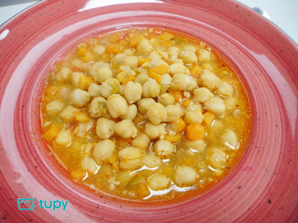 Tupy receta para Halloween 🎃 Garbanzos con calabaza...