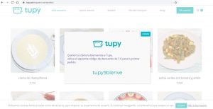 TUPY - DESCUENTO DE 5€ EN TU PRIMER PEDIDO DE COMIDA CASERA A DOMICILIO